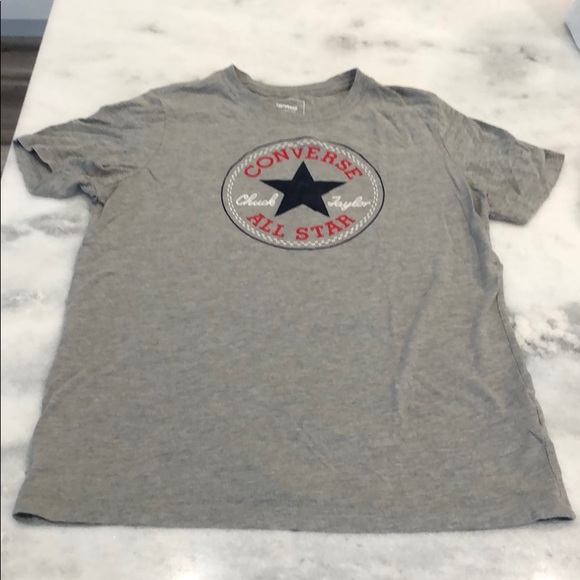 grey converse t shirt